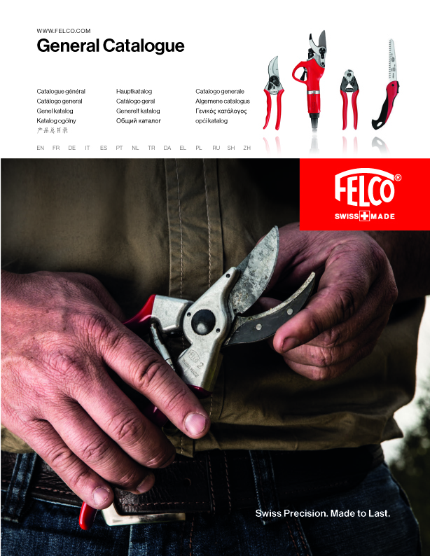 Catalogo general Felco 2108 - Herramientas de poda