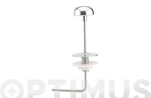 Tirador Para Cisterna Alta - Pack De 2 Unidades, Cadena De Aluminio De 75 Cm, Pomo De Plástico