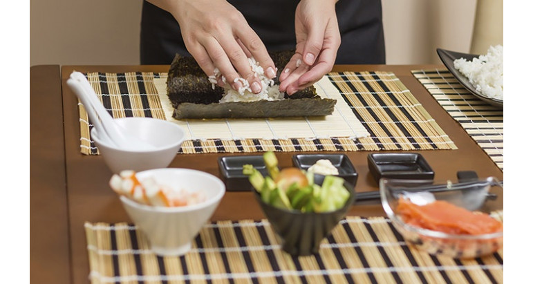 Set 8 pzas cocina oriental sushi