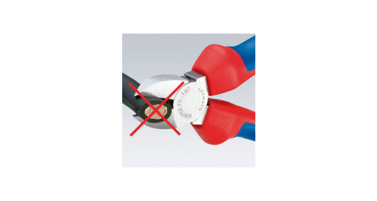 Alicates Knipex de corte uso profesional