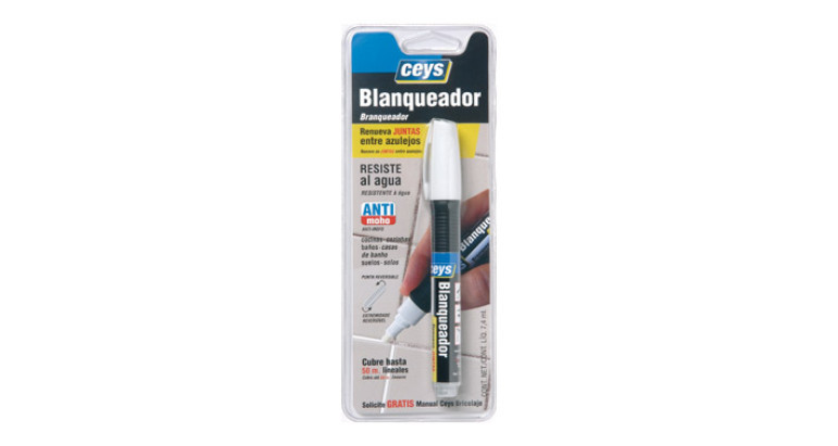 Rotulador Blanqueador de Juntas de Azulejo Ceys 7,4 ML