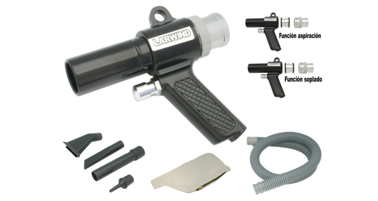 Pistola neumatica aspiracion y soplado LAR-5005