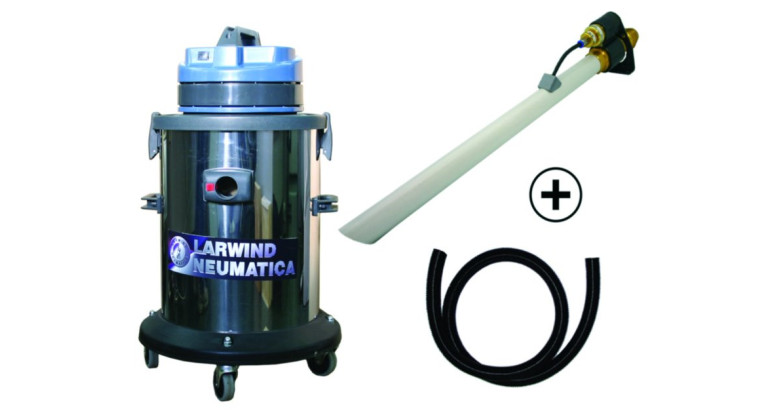 Aspirador neumático con boquilla larga y sujeción fija SG220BM + deposito TX0 + manguera H03