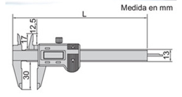 Medidas calibre digital Insize 1111