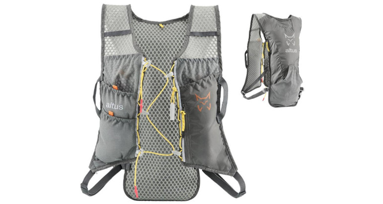 Chaleco para running y trail Altus Path 8 color antracita