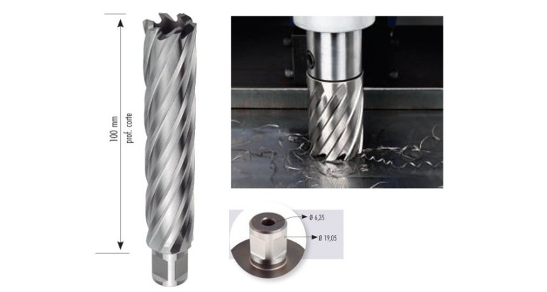 Corona Cobalto Blue Master 1000C para taladros con base electromagnética 