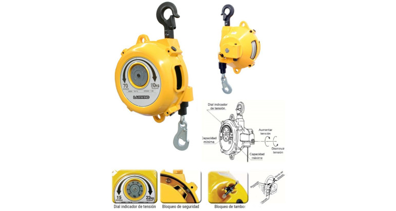 Equilibrador de carga en suspensión hasta 80 kg MI-TWL80