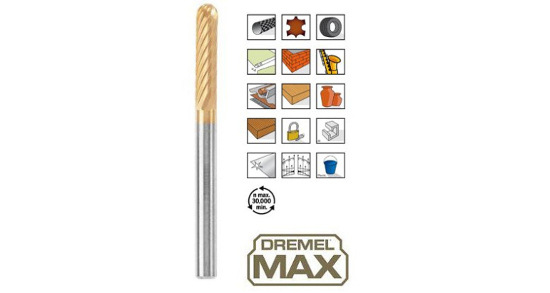 Fresa Dremel 9903 MAX de carburo de tungsteno