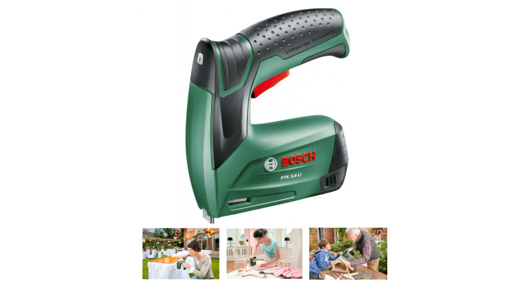 Grapadora a batería Bosch PTK 3,6LI bricolaje