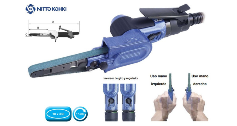 Lijadora neumática de banda N-BB10B