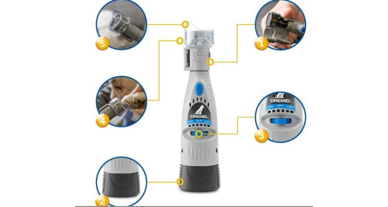 Lima para uñas de perros y mascotas Dremel PET