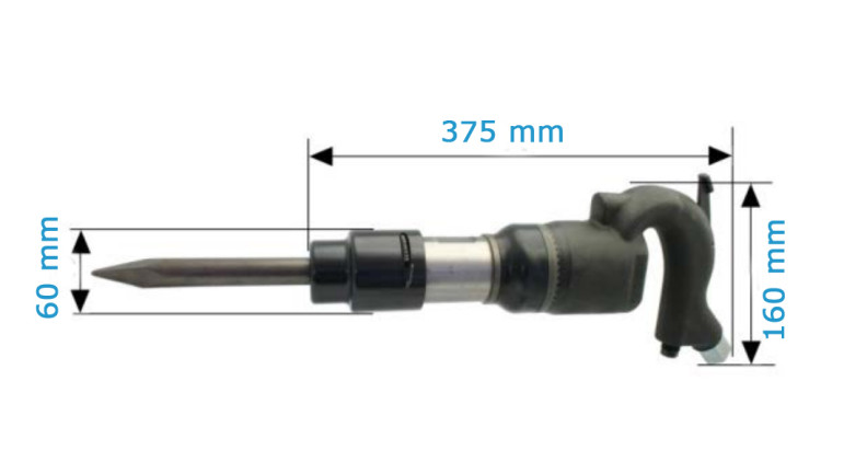 medidas martillo cincelador KPT-NC3H