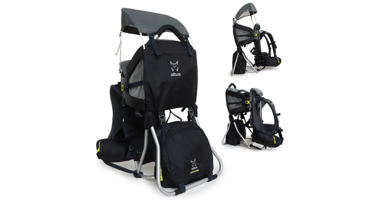 Mochila portabebes Altus Arakawa antracita