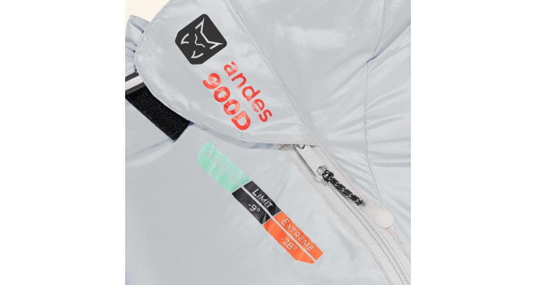 Saco Altus Andes 900 k30 gris ligero 