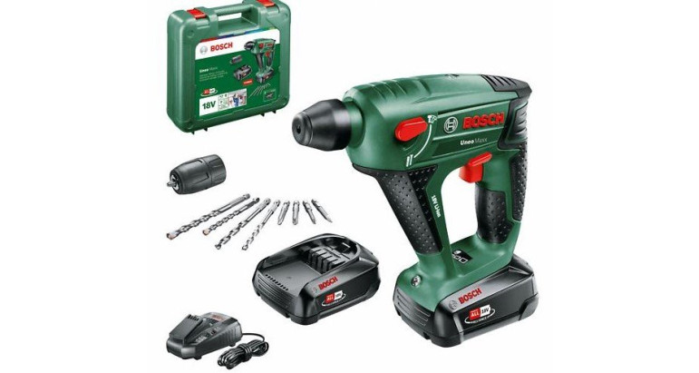 Taladro uneo Maxx Bosch  2 baterias