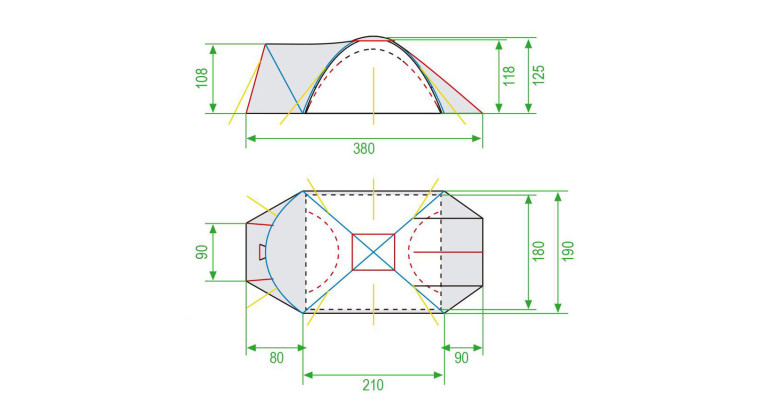 Dimensiones de la tienda Altus Matrix3