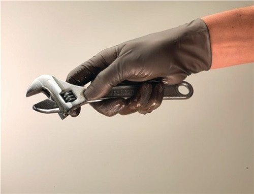 GUANTE DESECHABLE NITRILO ANTRACITA TOUCHNTUFF 100UN TALLA 9,5-10