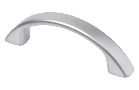 TIRADOR MUEBLE ZAMAK CROMO MATE 80X11X24MM