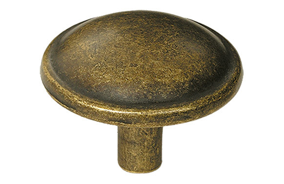 POMO MUEBLE ZAMAK CUERO 31X24MM