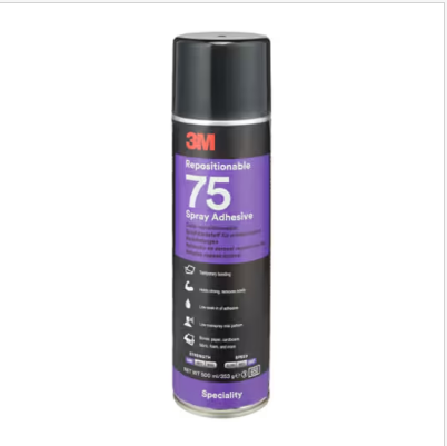 ADHESIVO DE CONTACTO SPRAY S75 REPOSICIONABLE 500 ML