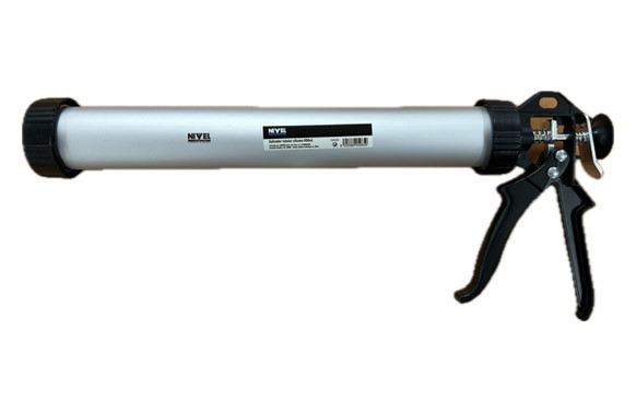 PISTOLA SIL TUBULAR 600ML MET NIVEL 