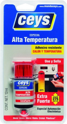 ADHESIVO EPOXI ALTAS TEMPERATURAS 120º 12 ML