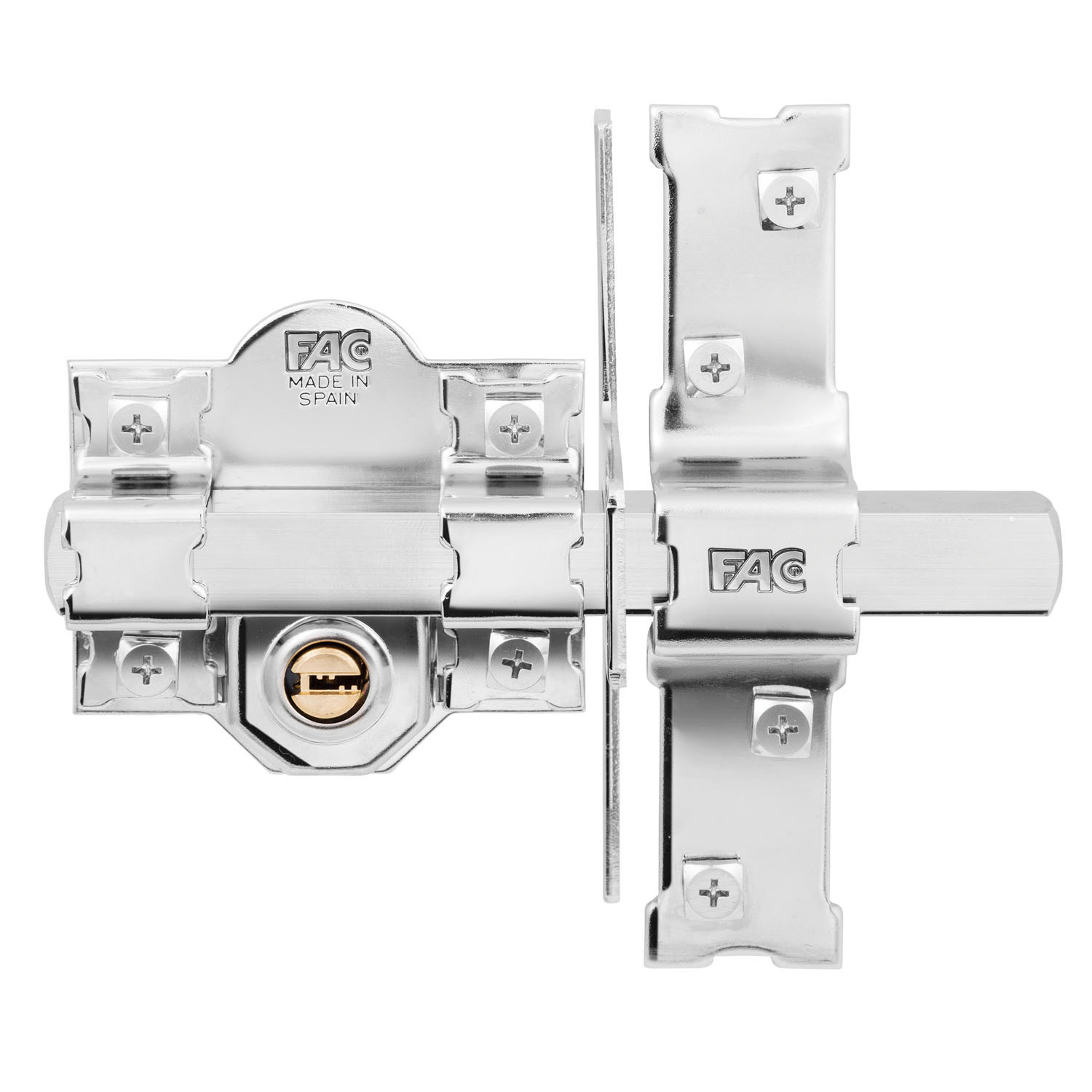 CERROJO 946LP/80 SISTEMA L UVE, CILINDRO Ø 30X50MM NIQUEL