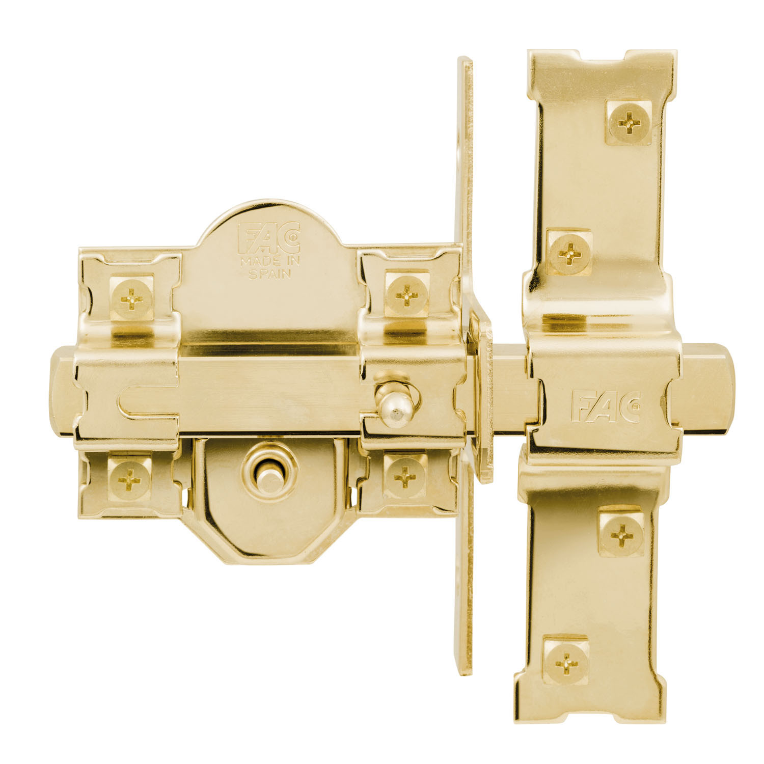 CERROJO 946RP/80 SISTEMA R UVE, CILINDRO Ø 30X50MM DORADO