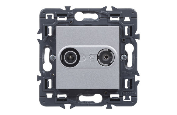 BASE TV ELEC 9X9X3,8CM EMP FINAL ABS ALUM VALENA NEXT LEGRAN 