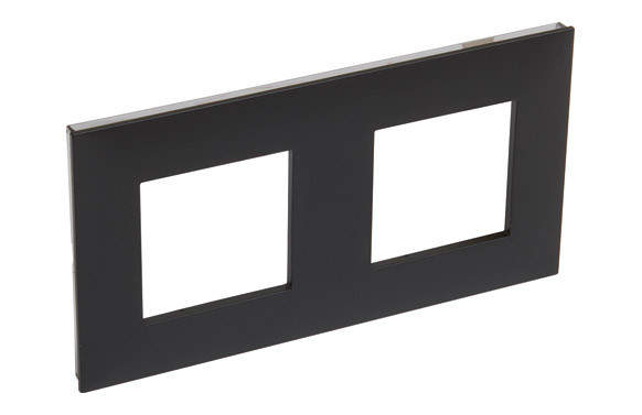 MARCO ELEC 10X20X1,9CM EMP 2 ELEMENTOS ABS DARK VALENA NEXT 