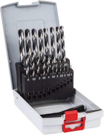 BROCA MET RECT HSS-R 01-10MM 19PZ HSS-R POINTTEQ BOSCH 