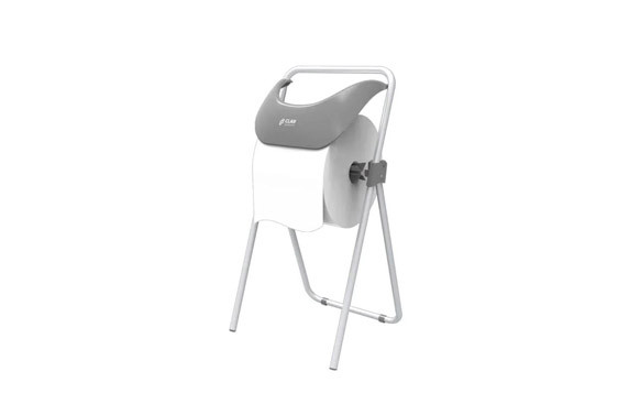 PORTABOBINA PAPEL CELULOSA SUELO