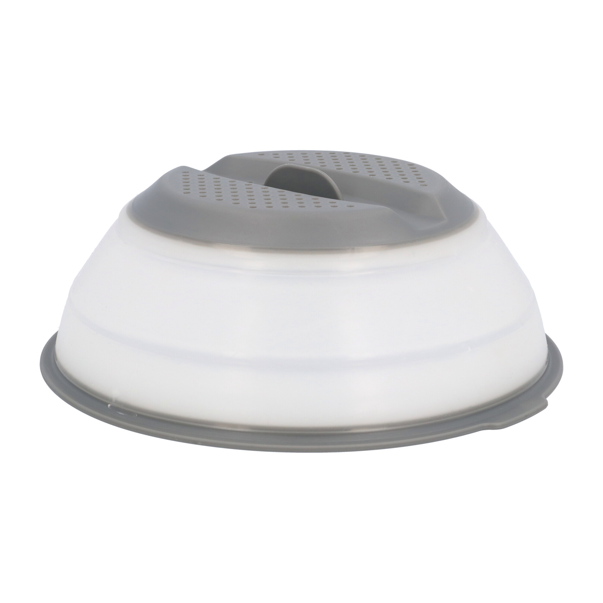 TAPA MICROONDAS PLEGABLE 3 EN 1 COLADOR/VAPORERA 26 CM