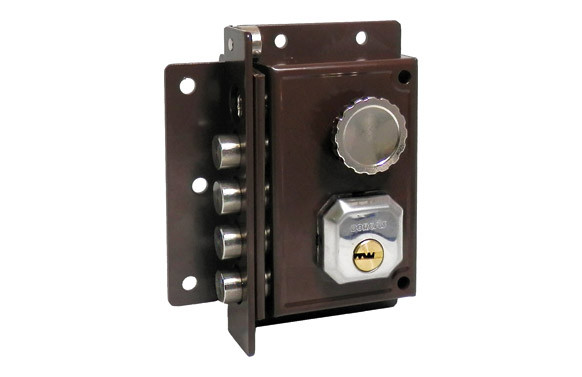 CERRADURA SEG. SOBR. C911-I 87X32X140MM PIC/4BUL IZQ MARR DO 
