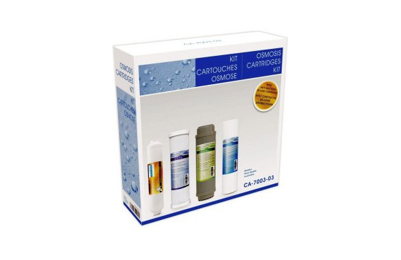 CARTUCHO OSMOSIS SEDIMENTOS HIDROWATER NEREO KIT4 CARBON GAC 