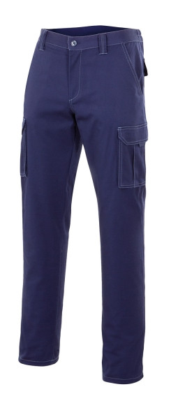 PANTALON POLIESTER / ALGODON 240 GR AZUL MARINO TALLA 46