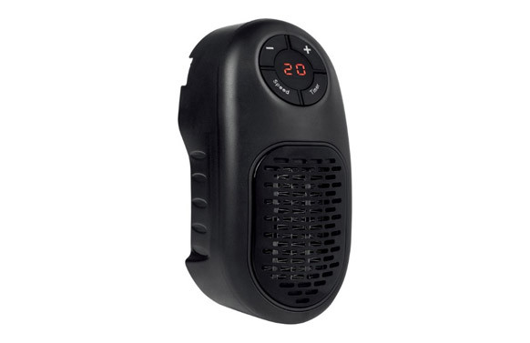 CALEFACTOR ENCHUFABLE MINI NEGRO 400 W