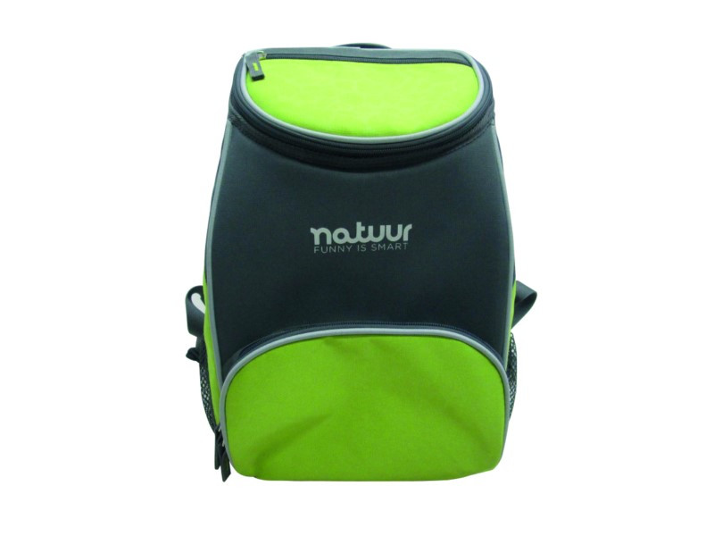 NEVERA CAMPING FLEXIBLE VERDE Y GRIS 12 L