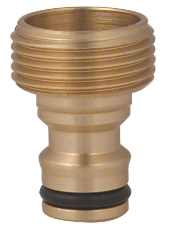 ADAPTADOR RIEGO RAPIDO LATON MACHO 3/4\"
