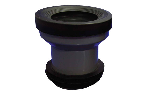 MANGUITO EVACUACION INODORO 90MM CONCENT. J/LAB. PVC T-90L