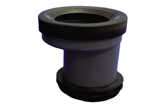 MANGUITO EVACUACION INODORO 90MM EXCENT. J/LAB. PVC T-90EL