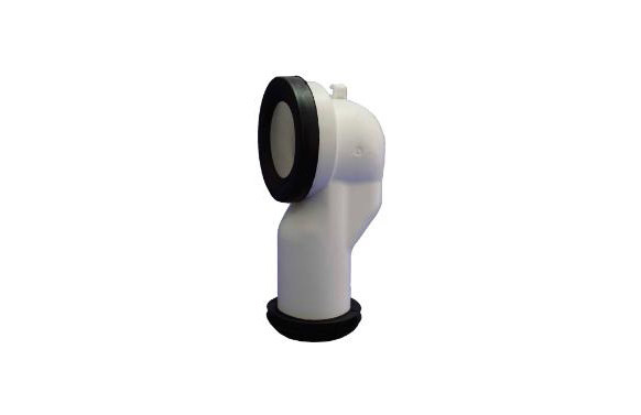 MANGUITO EVACUACION INODORO 150MM PARED COMP. DUAL PP T-117