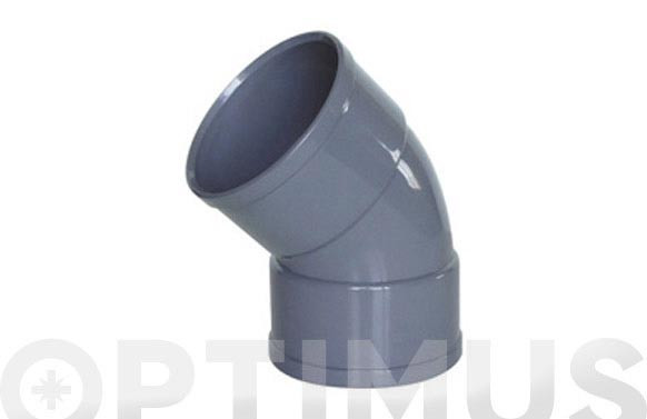 CODO EVAC H-H 45º 040MMØ PVC HIDROT 
