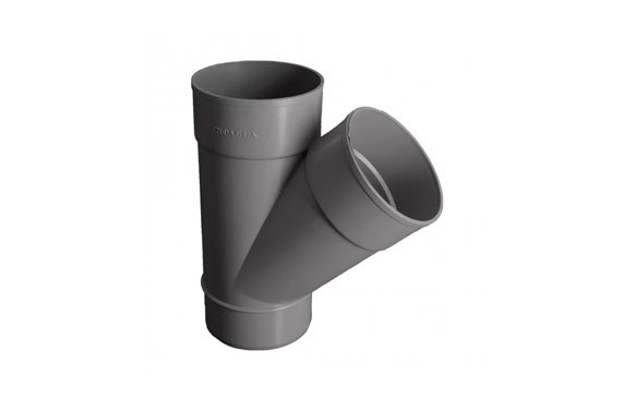 DERIVACION EVACUACION PVC M-H 45º Ø 125 MM