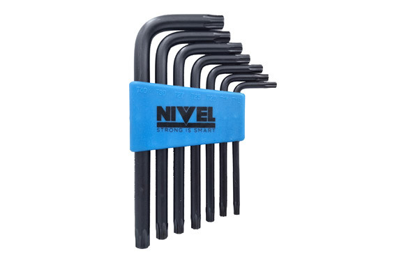 LLAVE ALLEN PUNTA TORX 7 PIEZAS
