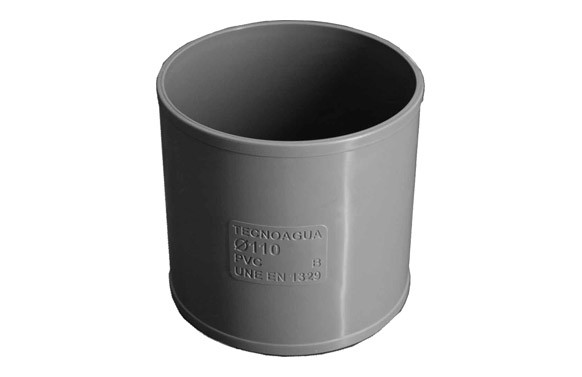 MANGUITO EVACUACION PVC H-H Ã˜ 90 MM