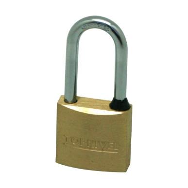 CANDADO 30MM ARCO LARGO LATON NIVEL 