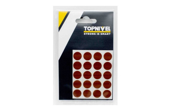 TAPON CUBRETORNILLO ADHESIVO CEREZO 20UDS