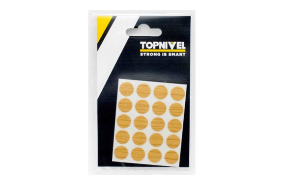 TAPON CUBRETORNILLO ADHESIVO PINO 20UDS