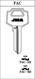 LLAVE CILINDRO EN BRUTO JMA AC FAC-5D 